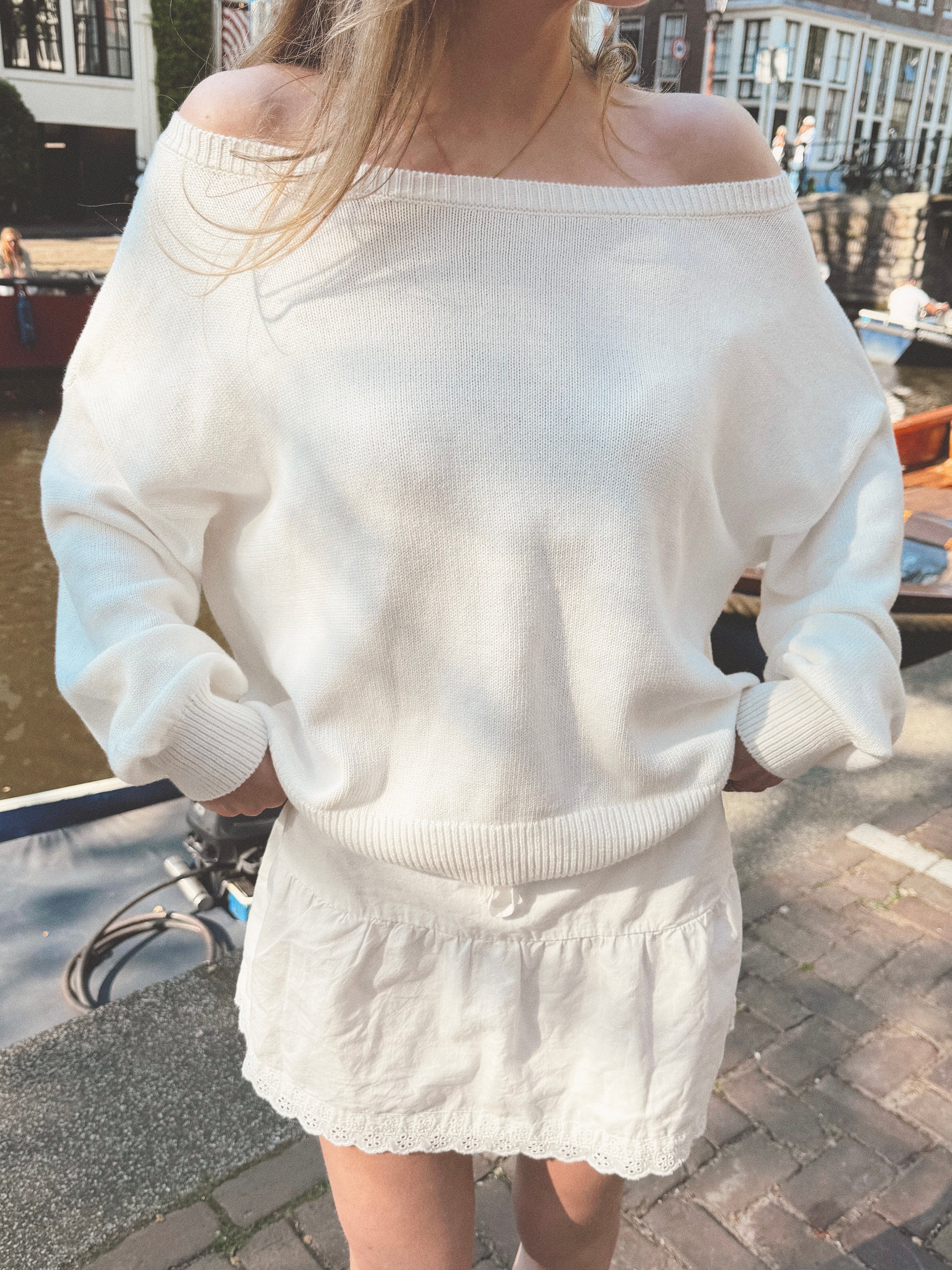 Relaxed Sweater White